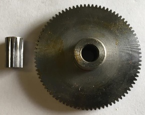 48 D.P. 6:1 ratio gears (steel pinion & wheel 39mm OD)