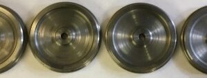 Turned wheels 31"